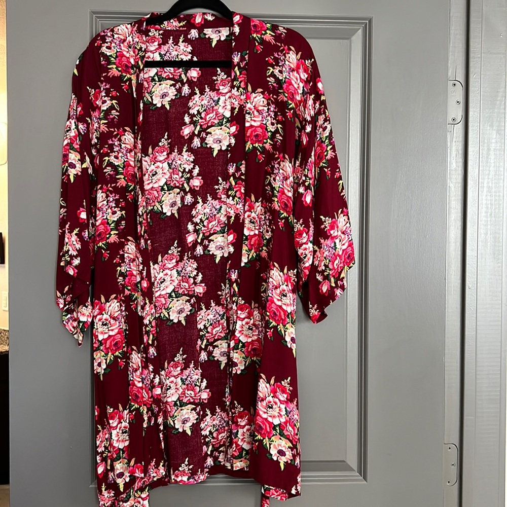 Floral robe